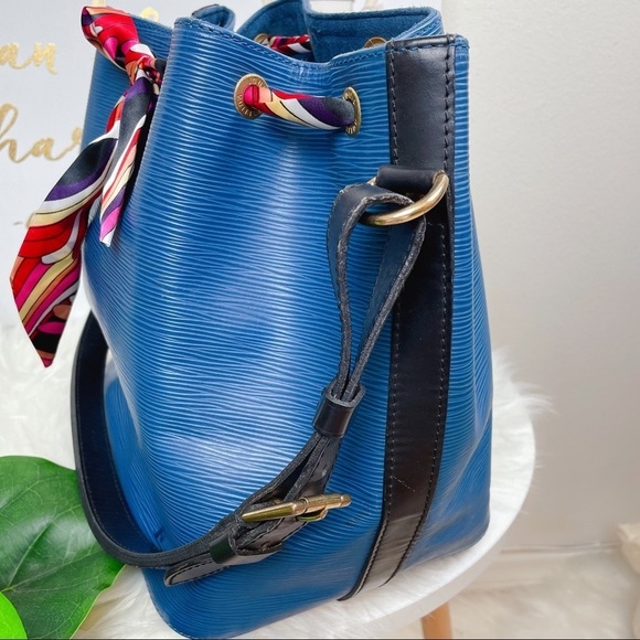 Louis Vuitton Bi Color Epi Leather Petite Noe Shoulder Bag - Picture 9 of 11